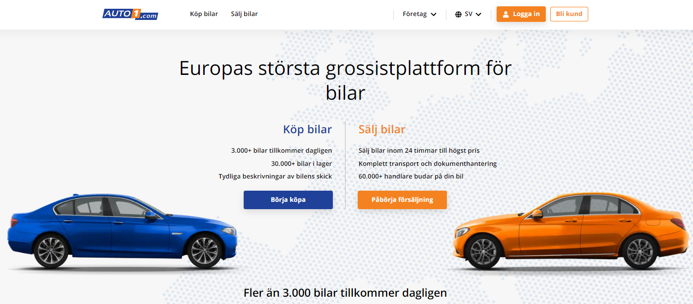 Auto1 auttoett oseriösas bilhandlares mötesplats